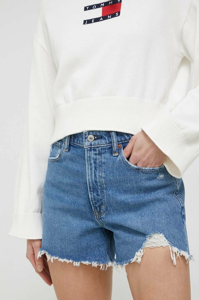 Abercrombie & Fitch farmer rövidnadrág sima kék KI149.3145.279