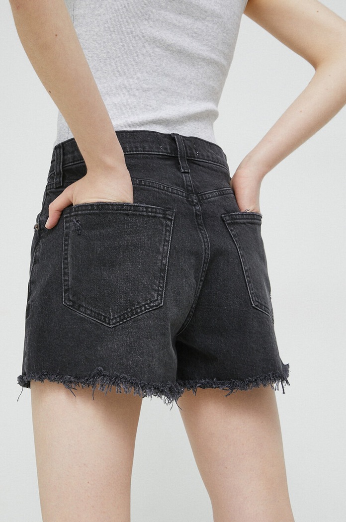 Ρούχα Σορτς Abercrombie & Fitch KI149.3177.975 μαύρο