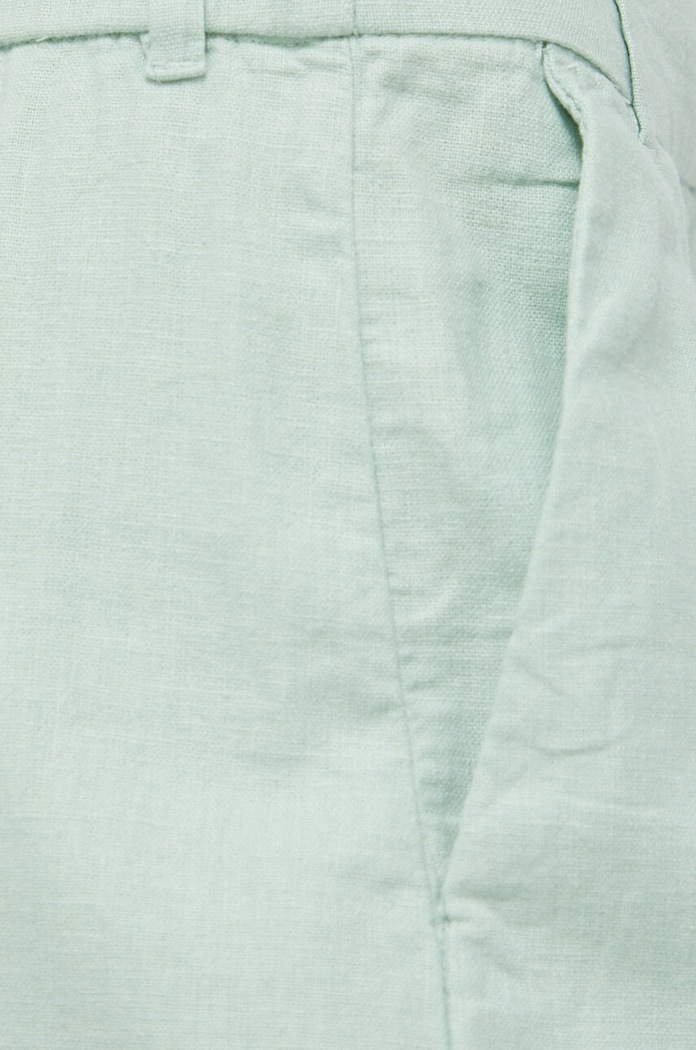 Abercrombie & Fitch szorty lniane zielony KI149.3191.300