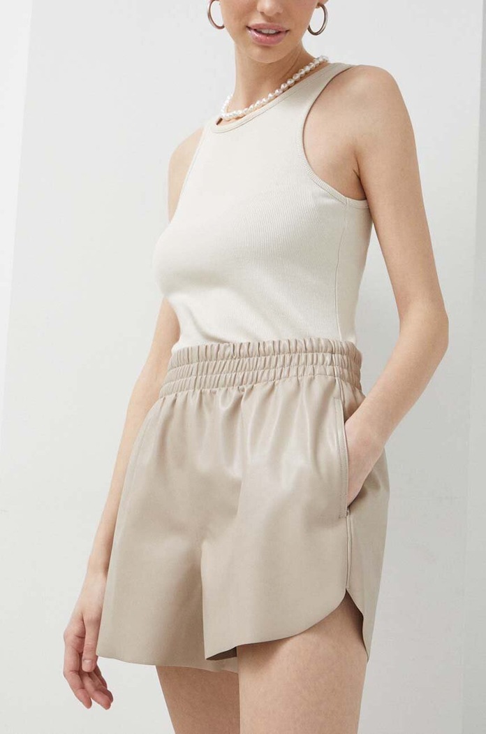 Abercrombie & Fitch szorty KI149.3211.121 beżowy SS23