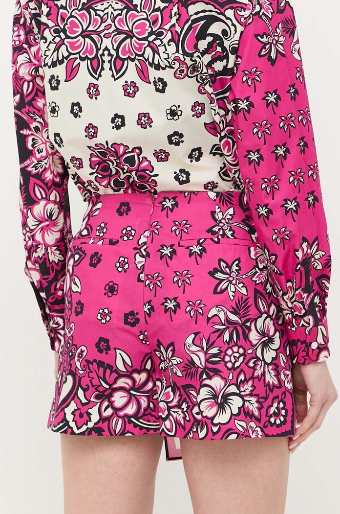 Ruházat Red Valentino pamut rövidnadrág 2R0RFJ106SM rózsaszín