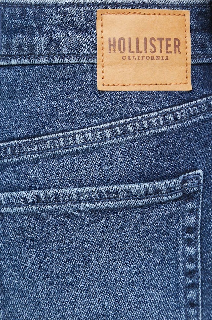 Τζιν σορτς Hollister Co. σκούρο μπλε KI349.3178.278
