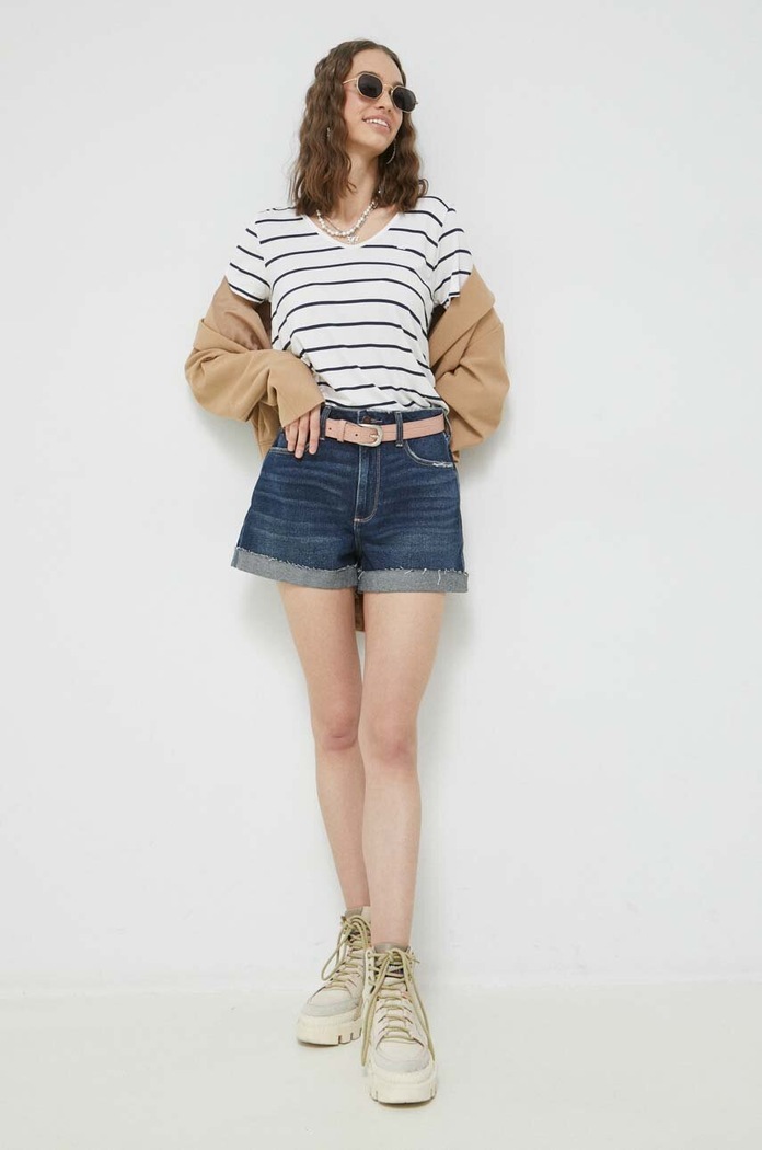 Τζιν σορτς Hollister Co. KI349.3180.276 σκούρο μπλε SS23