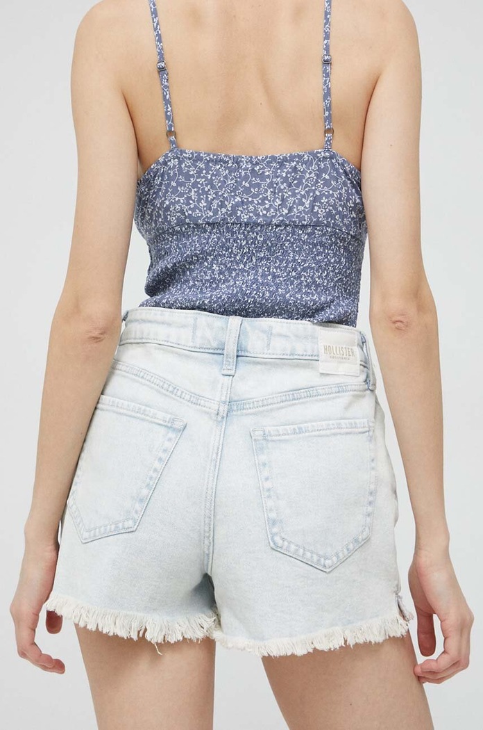 Oblačila Jeans kratke hlače Hollister Co. KI349.3209.280 modra