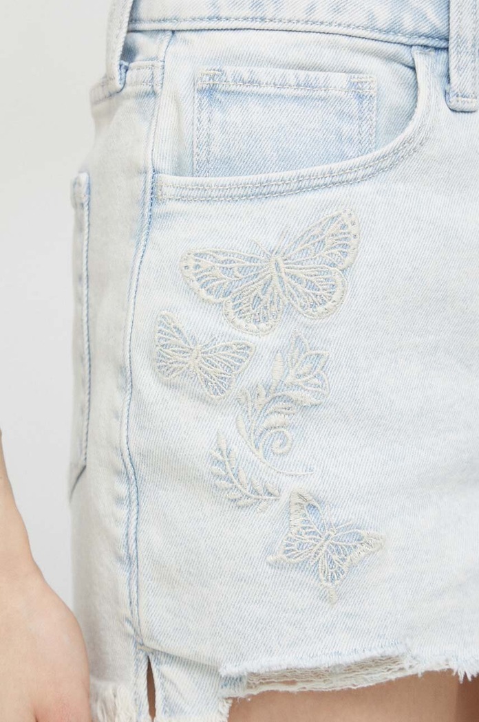 Jeans kratke hlače Hollister Co. modra KI349.3209.280