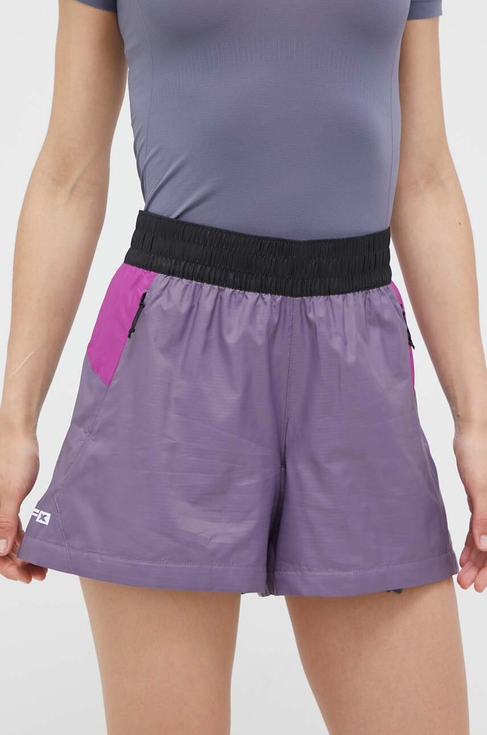 The North Face pantaloni scurți outdoor TNF X panza violet NF0A7ZY6RK71