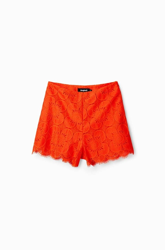 Kraťasy Desigual 23SWPW04 červená