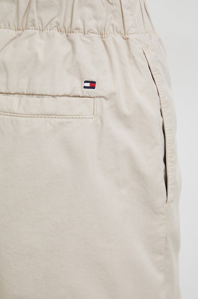 Szorty bawełniane Tommy Hilfiger beżowy WW0WW38729.PPYX