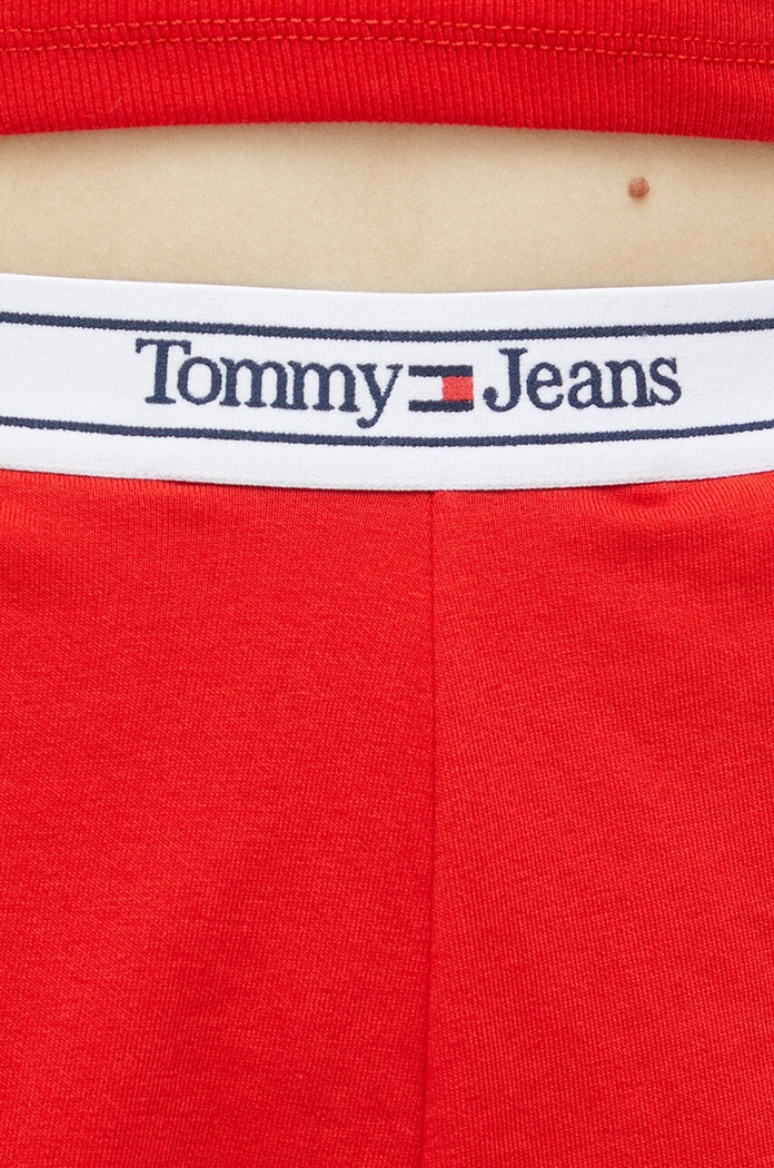 Tommy Jeans szorty DW0DW15380.PPYX czerwony