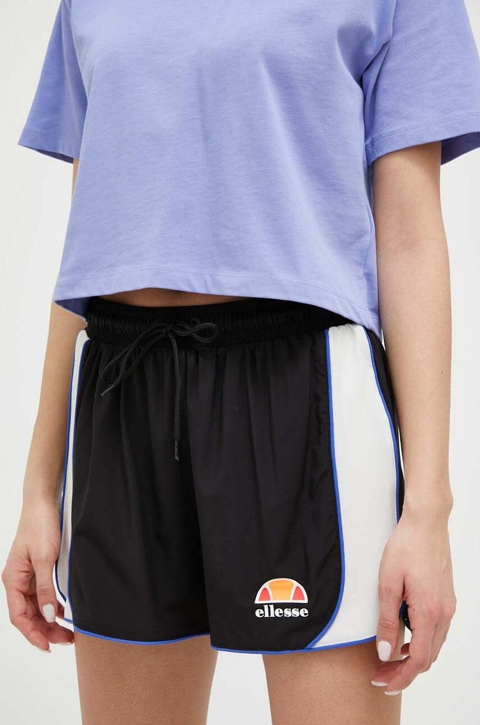 Σορτς Ellesse εμπριμέ μαύρο SRR17834