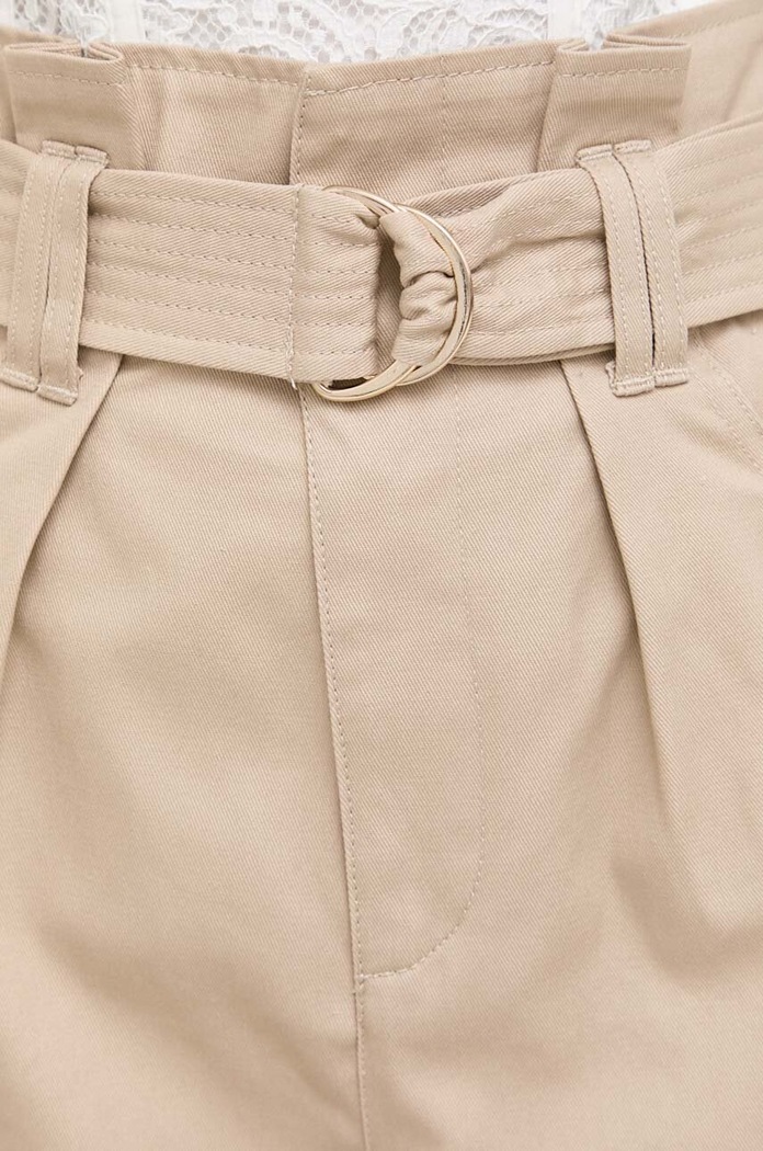 Morgan szorty bawełniane beżowy SHEAN.BEIGE
