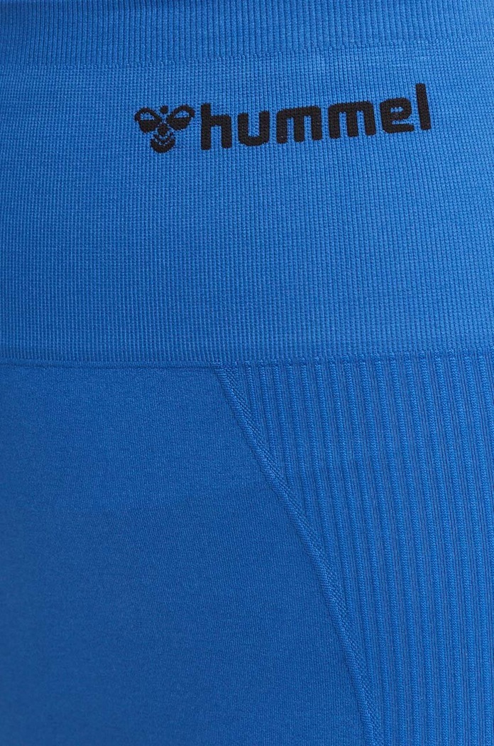 Hummel szorty sportowe damskie HmlTIF SEAMLESS SHORTS 214151 niebieski