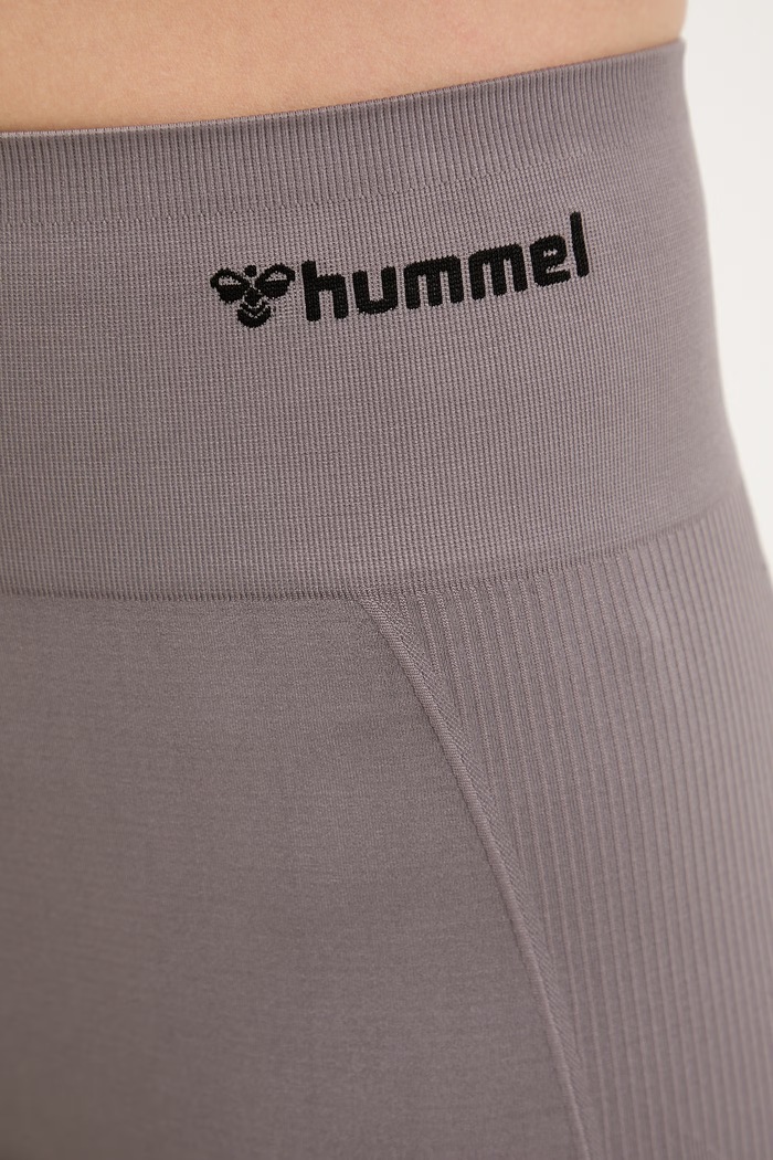 Hummel szorty sportowe damskie hmlTIF SEAMLESS SHORTS szary 214151