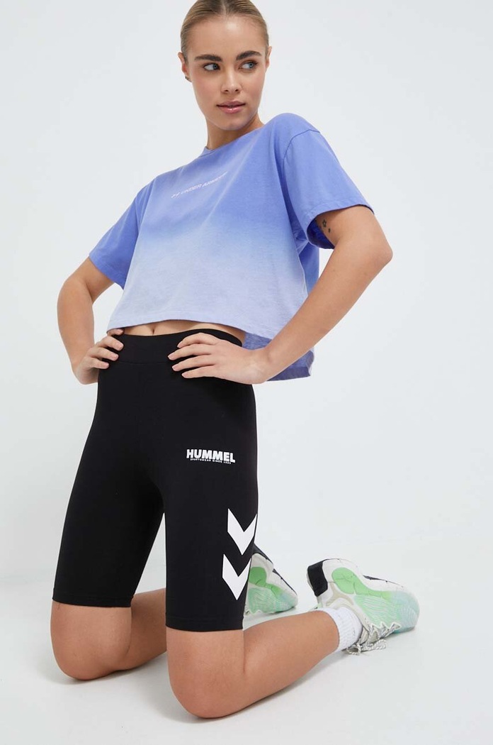 Kraťasy Hummel hmlLEGACY WOMAN TIGHT SHORTS medium černá 214171