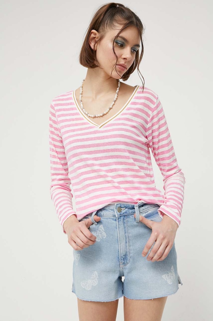 Τζιν σορτς Hollister Co. CURVY JEANS μπλε KI349.3239.278.