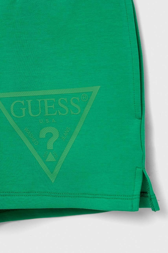 Dievča Detské krátke nohavice Guess J3RD23.FL03S.PPYX zelená