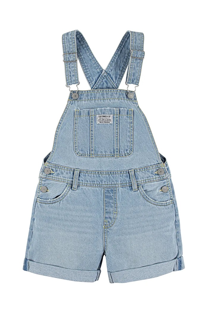 Dětské riflové kraťasy Levi's riflovina modrá 3EH030