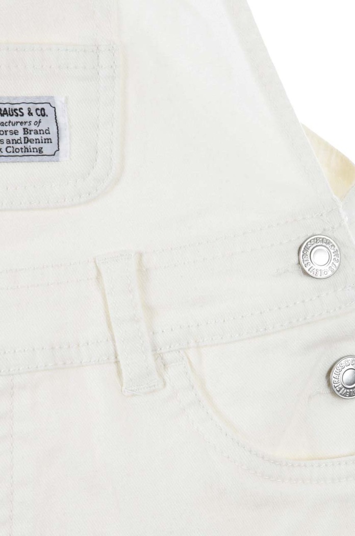 Детски дънков къс панталон Levi's бял 4EH030