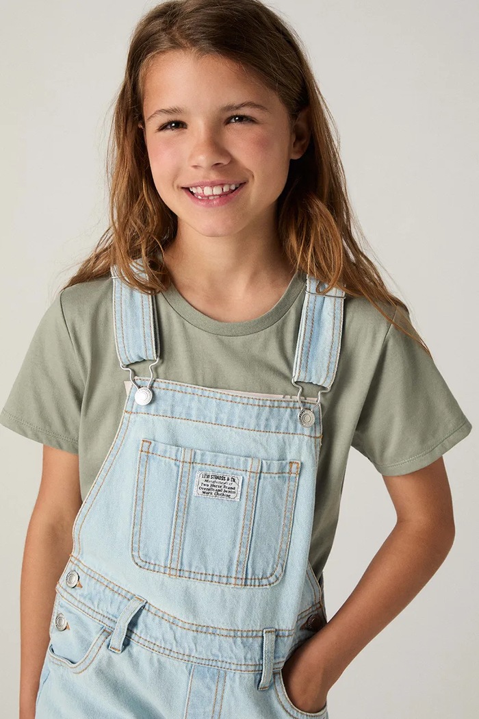 Detské rifľové krátke nohavice Levi's 4EH030
