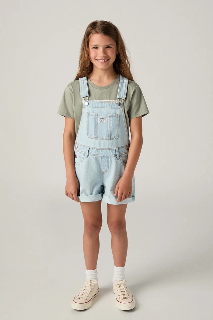 Detské rifľové krátke nohavice Levi's 4EH030