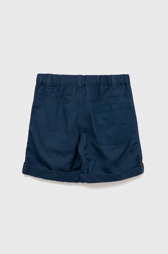 United Colors of Benetton Детские льняные шорты United Colors of Benetton 4BE7G9012.P.SEASONAL тёмно-синий SS23