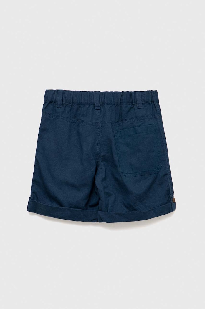 United Colors of Benetton Детские льняные шорты United Colors of Benetton 4BE7G9012.P.SEASONAL тёмно-синий SS23