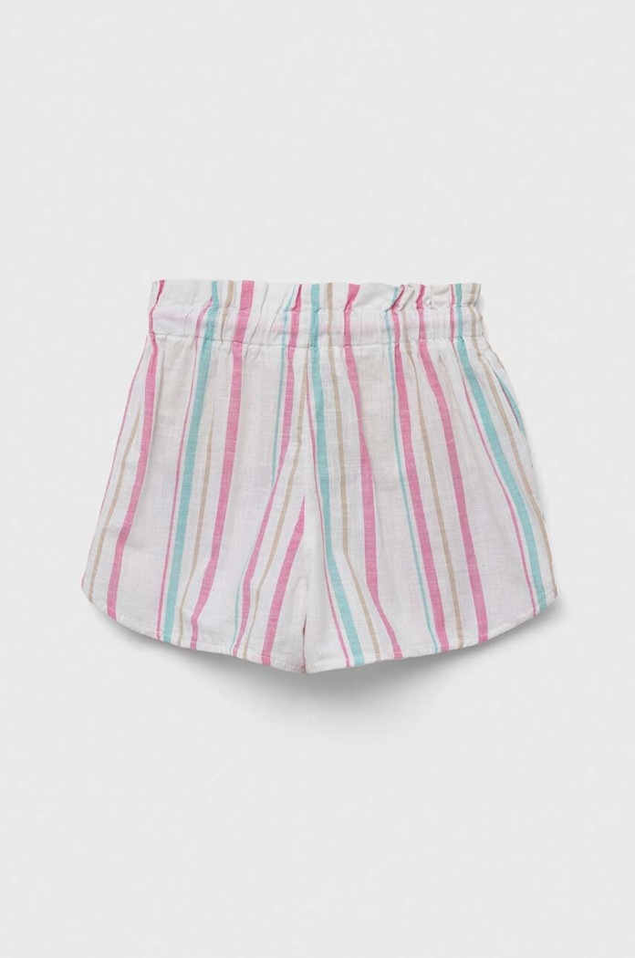 Παιδικό βαμβακερό σορτς United Colors of Benetton 4JKCC901K.G.SEASONAL λευκό SS23