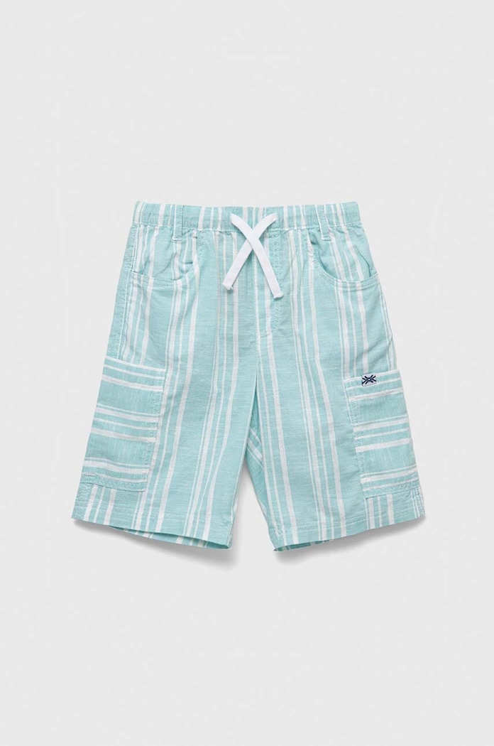 Dječje pamučne kratke hlače United Colors of Benetton casual tirkizna 4JKCC901U.G.SEASONAL