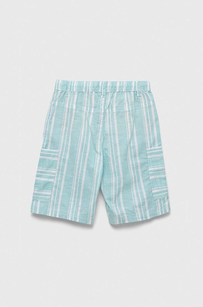 Dječje pamučne kratke hlače United Colors of Benetton 4JKCC901U.G.SEASONAL tirkizna SS23