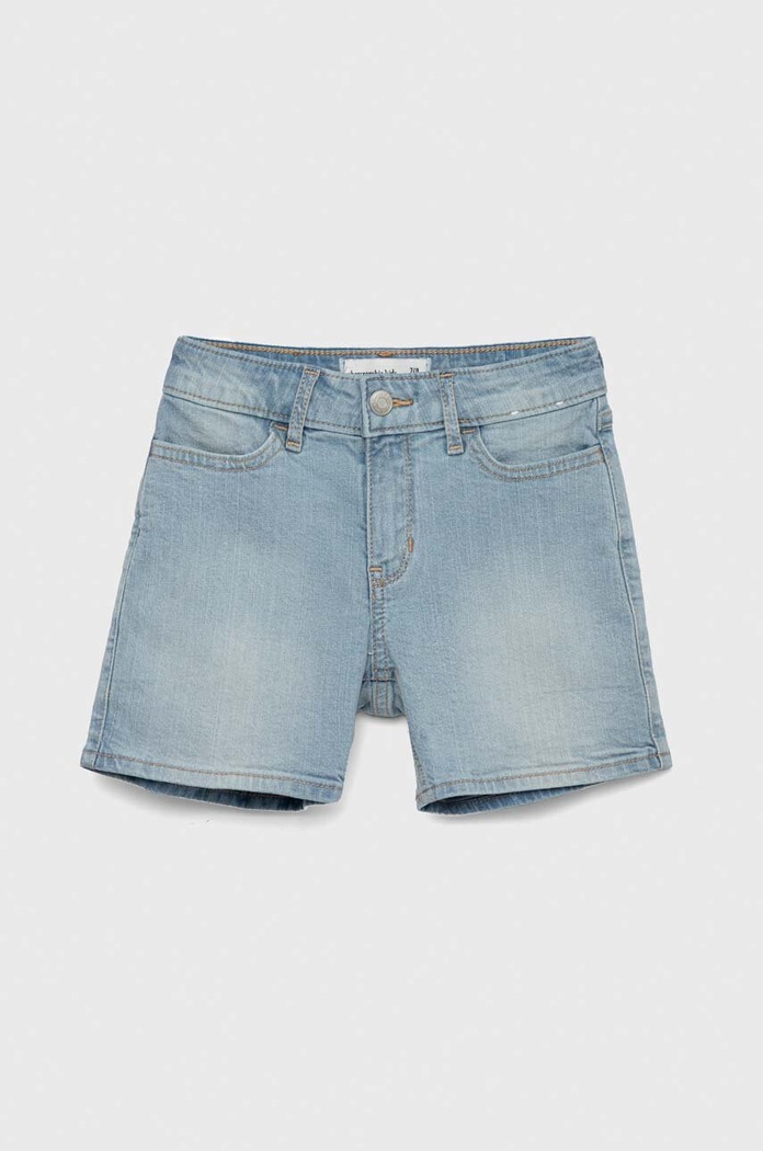 Abercrombie & Fitch szorty jeansowe dziecięce casual niebieski KI249.3031