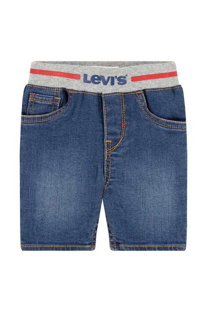 Levi's pantaloni scurti din denim pentru copii casual albastru 6EB819