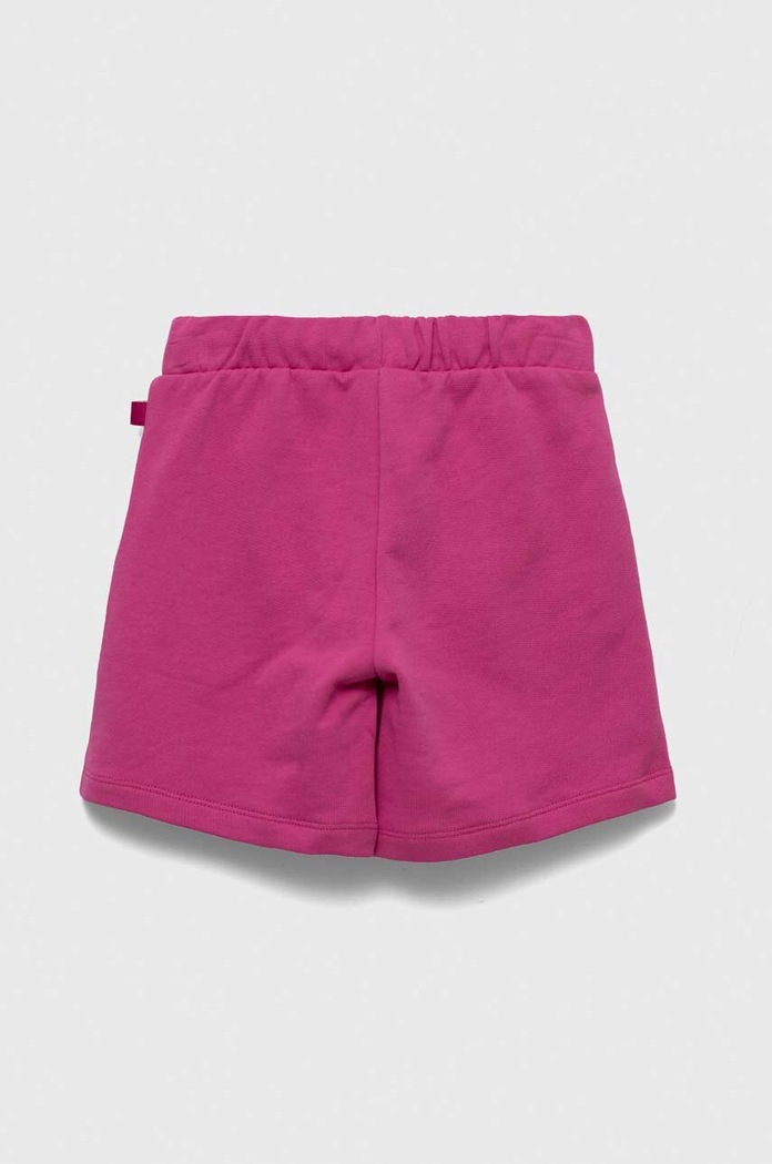 Dětské bavlněné šortky United Colors of Benetton 3J68C901M.G.SEASONAL fialová SS23