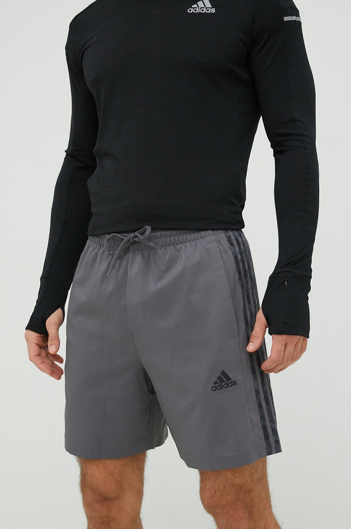 adidas szorty treningowe Essentials Chelsea tkanina szary IC1494