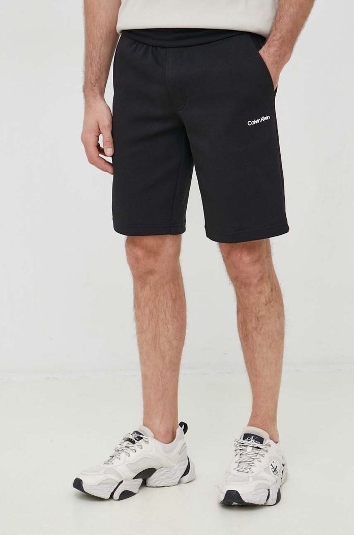 Kraťasy Calvin Klein pletenina černá K10K111208.PPYX