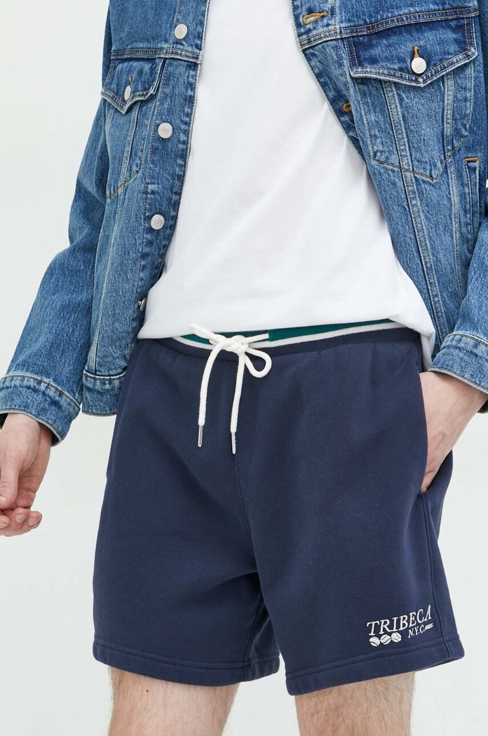 Kraťasy Abercrombie & Fitch KI128.3077.200 námořnická modř SS23