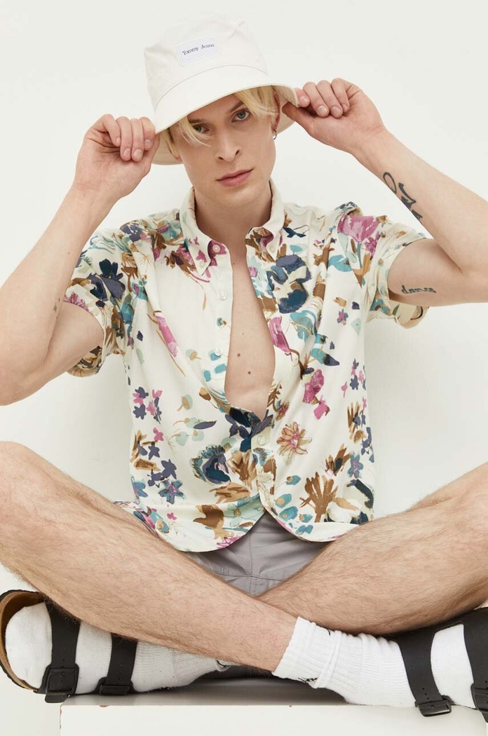 Šortky Abercrombie & Fitch KI128.3128.110 sivá SS23