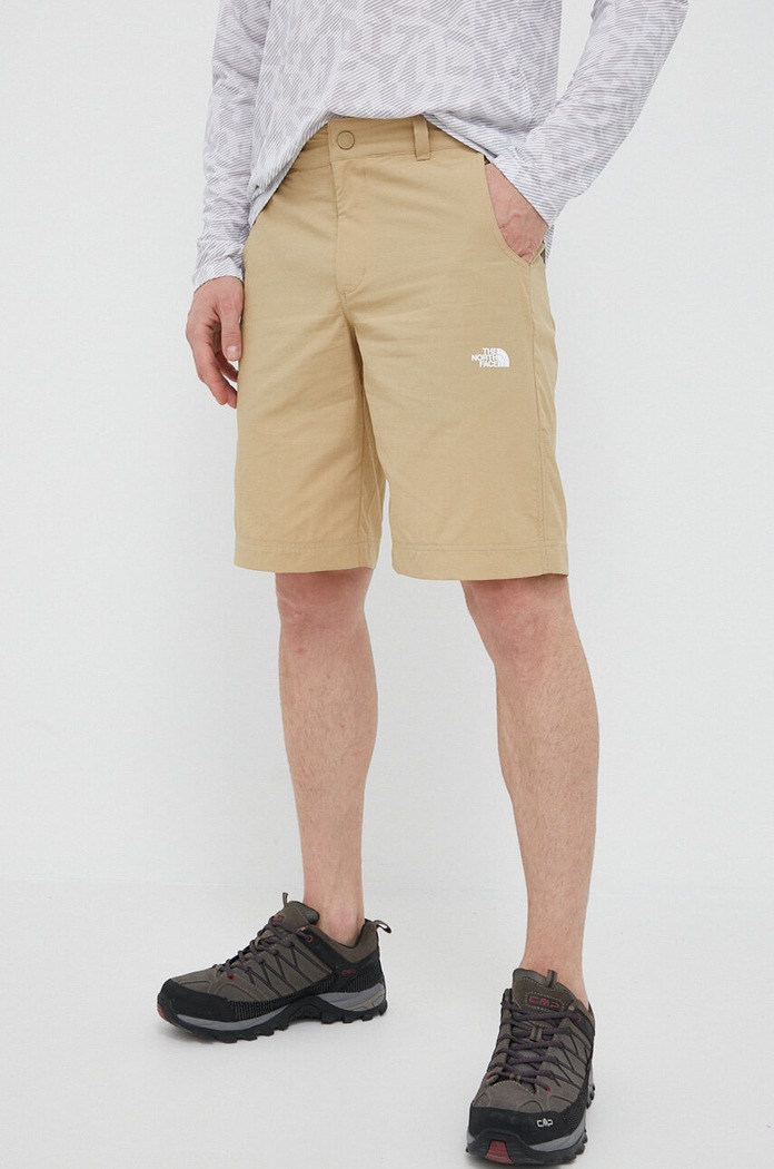 Outdoorové šortky The North Face Tanken látka béžová NF0A2S85LK51