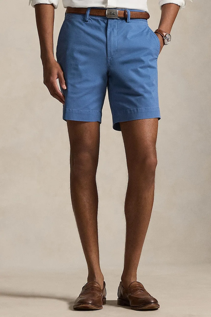 Polo Ralph Lauren σορτς chino βαμβάκι με ελαστάν Ανδρικά με ελαστάν μπλε 710799213