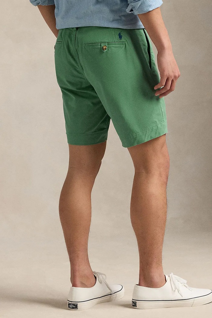 Oblečení Polo Ralph Lauren chino šortky pánské bavlněné s elastanem 710799213 modrá