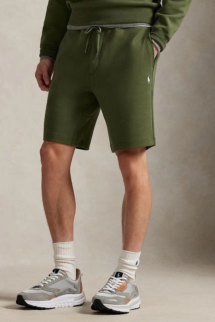 Polo Ralph Lauren teplákové šortky pánské bavlna zelená 710881520