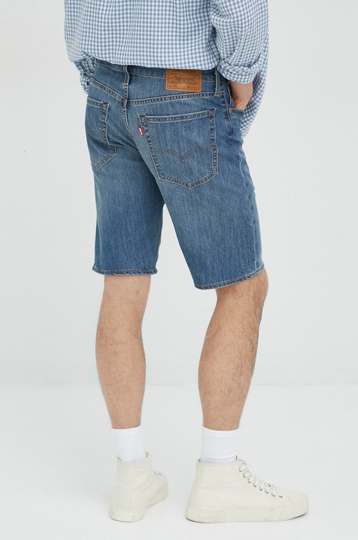 Odzież Levi's szorty jeansowe 39864.0101 granatowy