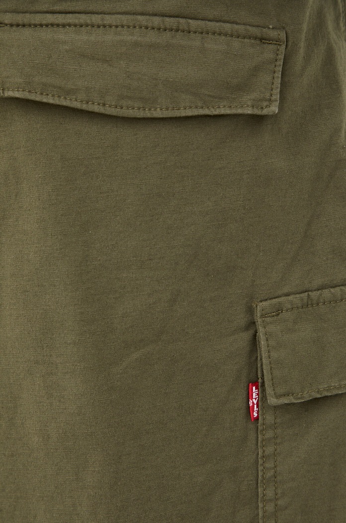 Šortky s příměsí lnu Levi's zelená A4680.0000