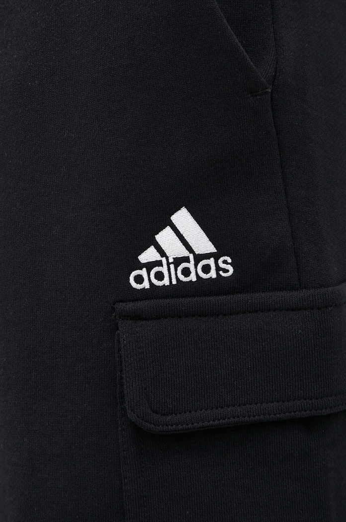 adidas szorty bawełniane Essentials czarny HA4338