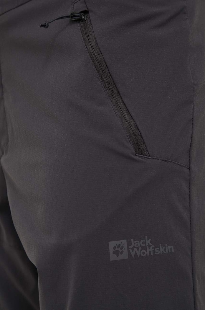 Jack Wolfskin szorty sportowe Glastal czarny 1508231