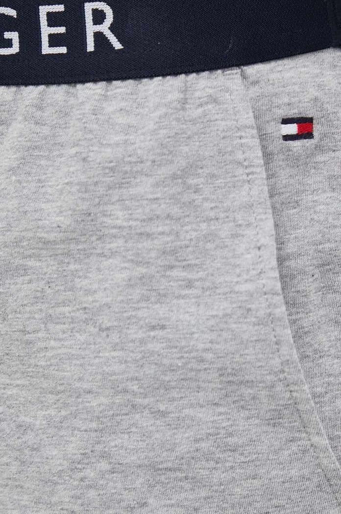 Tommy Hilfiger szorty piżamowe bawełniane szary UM0UM03080.PPYX