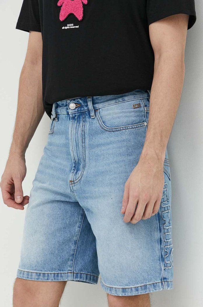 Jeans kratke hlače GCDS Jeans modra CC94M031404