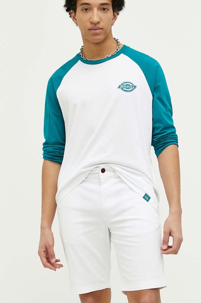 Šortky Superdry s elastanom biela M7110397A.01C