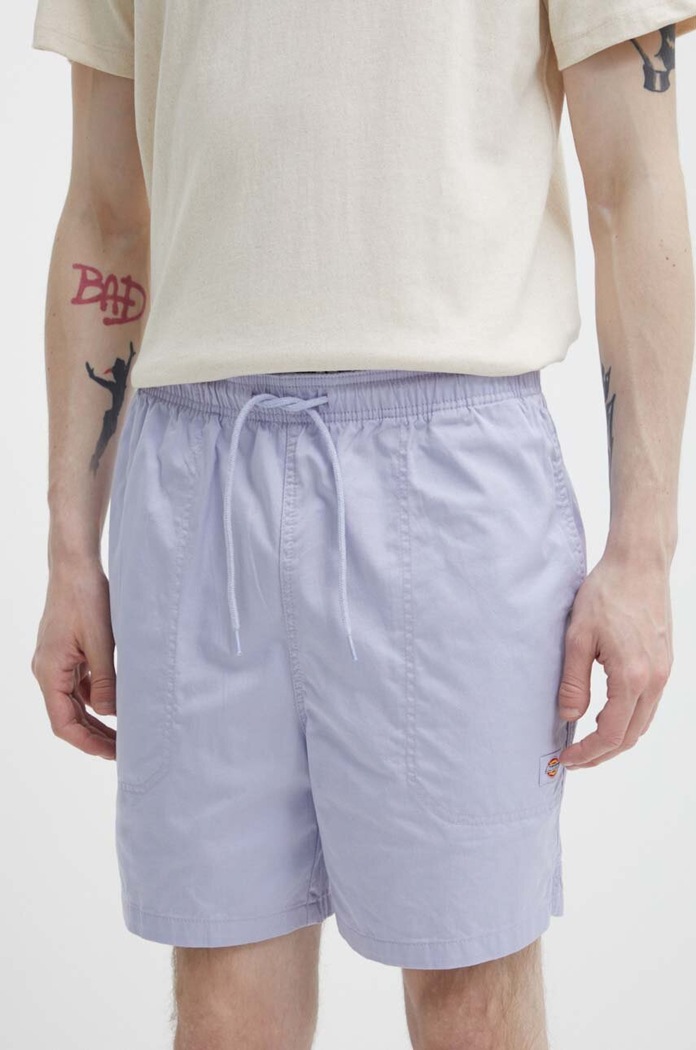 Bombažne kratke hlače Dickies Bombaž vijolična DK0A4XB2