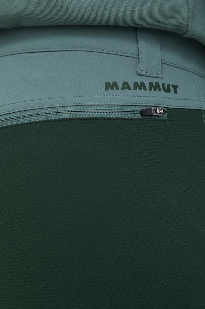 Pohodne kratke hlače Mammut Zinal Hybrid 1023.00920 zelena