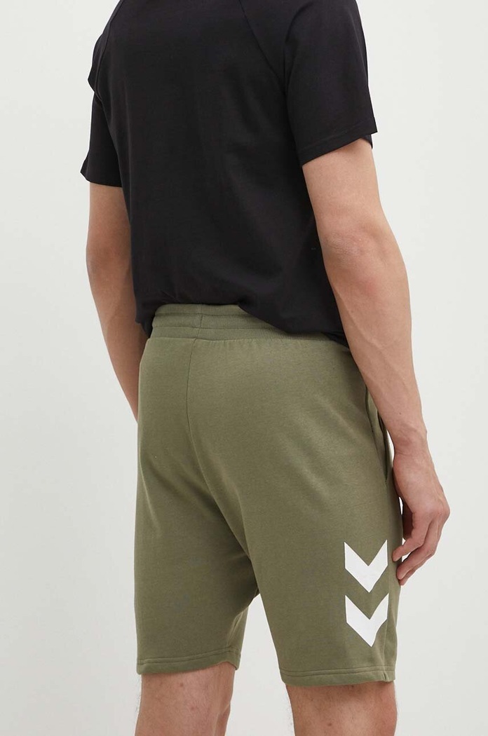 Oblečení Bavlněné šortky Hummel hmlLEGACY SHORTS 212568 zelená
